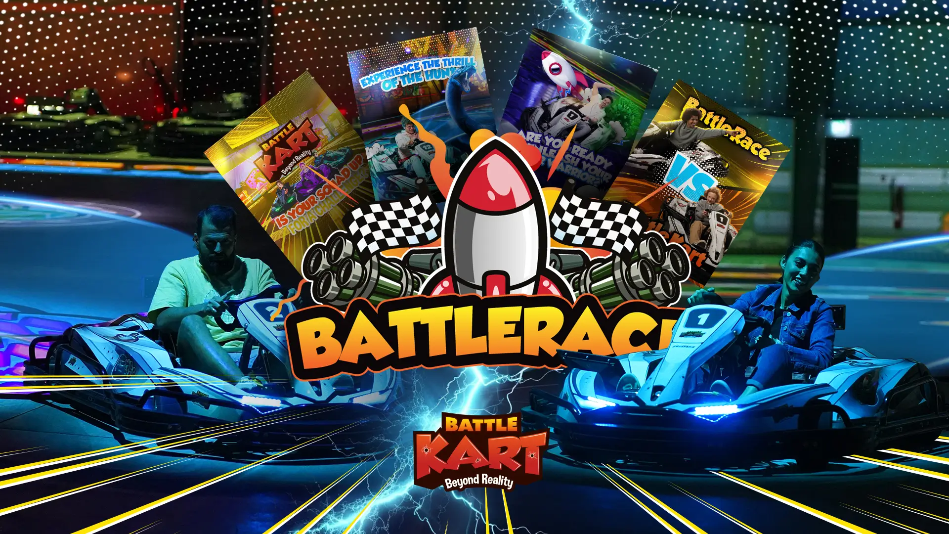 Battle Kart UAE branding by Emerald Ventures